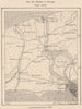 Isthmus of Niagara. North America. Canada 1885 old antique map plan chart