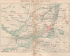 Montreal and its environs. Canada 1885 old antique vintage map plan chart