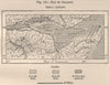 Bay of Chaleur. Baie des Chaleurs. Canada 1885 old antique map plan chart