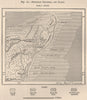 Shippagan Peninsula.Lameque & Miscou Islands.Tracadie.New Brunswick 1885 map