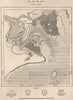 St. John, New Brunswick. Canada 1885 old antique vintage map plan chart