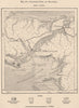 Charlottetown and roadstead. Prince Edward Island, Canada 1885 old antique map