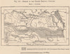 Domain of the Pacific Railway Company. Canada 1885 old antique map plan chart