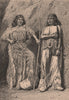 Kai-Vav-it or Kaibab Women, Pah-Ute Nation. USA. Native Americans 1885 print