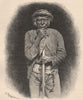 Yuma (Quechan) Indian. Arizona. Native Americans 1885 old antique print