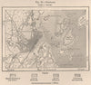 Portland. Maine 1885 old antique vintage map plan chart