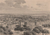 General view of Boston, taken from the common. Massachusetts 1885 old print