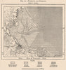 Plymouth and Duxbury. Massachusetts 1885 old antique vintage map plan chart