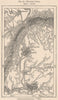 Holyoke Gorge. Massachusetts 1885 old antique vintage map plan chart