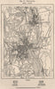 Providence. Rhode Island 1885 old antique vintage map plan chart