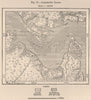 Jamestown Island. Virginia 1885 old antique vintage map plan chart