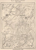 Drumlins of Wisconsin 1885 old antique vintage map plan chart