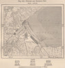 Duluth and superior City. Minnesota 1885 old antique vintage map plan chart