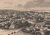 General view of Omaha. Nebraska 1885 old antique vintage print picture