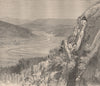 Valley of the Rio Grande del Norte. USA 1885 old antique vintage print picture