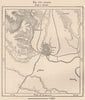 Austin. Texas 1885 old antique vintage map plan chart