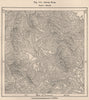 South Park. Colorado 1885 old antique vintage map plan chart