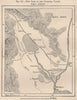 New Lake in the Coahuila Valley. California 1885 old antique map plan chart