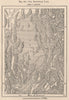 Old Bonneville Lake. Utah 1885 antique vintage map plan chart