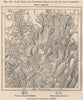 Lake Tahoe and lacustrine plains of the Old Lake Lahontan. Nevada 1885 map