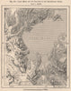 Lake Mono and its Glaciers in the Quaternary Epoch. California 1885 old map