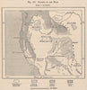Forests of the West. USA 1885 old antique vintage map plan chart