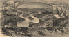 Views in Montana 1885 old antique vintage print picture
