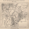 Rio Grande Valley in the centre of New Mexico 1885 old antique map plan chart