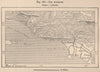 Los Angeles. California 1885 old antique vintage map plan chart