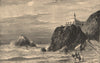 View of the Seal Rocks from the Cliff House, San Francisco. California 1885