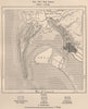 San Diego. California 1885 old antique vintage map plan chart