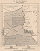 Sioux Reserves. South Dakota. United States 1885 old antique map plan chart