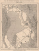 Mormon settlements, Utah Lake and Jordan Valley. United States 1885 old map