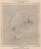 Mount Desert Island. Maine. United States 1885 old antique map plan chart