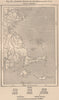 Lifeboat Stations of the Massachusetts Coast. United States 1885 old map