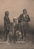 Indians of Tecpan Guatemala 1885 old antique vintage print picture