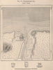 Coatzacoalcos Bar. Mexico 1885 old antique vintage map plan chart