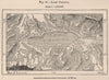 Lake Chapala. Mexico 1885 old antique vintage map plan chart