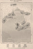 Port of Siguantaneo. Mexico 1885 old antique vintage map plan chart
