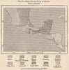 Chief native races in Mexico 1885 old antique vintage map plan chart