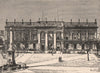 San Luis Potosi - Government Palace. Mexico 1885 old antique print picture
