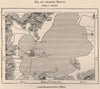 Teotihuacan. Ancient Mexico City 1885 old antique vintage map plan chart