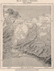 Isthmus of Tehuantepec. Mexico 1885 old antique vintage map plan chart