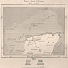 'Bank of Yucatan'. Campeche Bank. Mexico 1885 old antique map plan chart