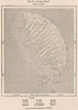 Alacran Reef. Scorpion Reef. Arrecife Alacranes. Yucatan, Mexico 1885 old map