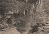 Xkeken Cenote, Valladolid, Yucatan. Mexico 1885 old antique print picture