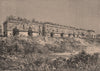 Ruins of Uxmal - The Governor's Palace. Mexico 1885 old antique print picture