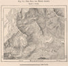 Boca del Monte, Maltrata, Veracruz, Mexico. Carretera 1885 old antique map