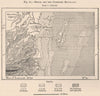Belize and the Cockscomb Mountains. British Honduras 1885 old antique map