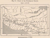Trend of the Guatemalan ranges. Sierra Madre. Central America 1885 old map
